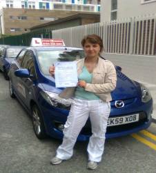 I passed my test in Ilford!